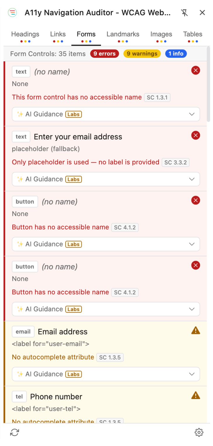 A11y Navigation Auditor gallery image