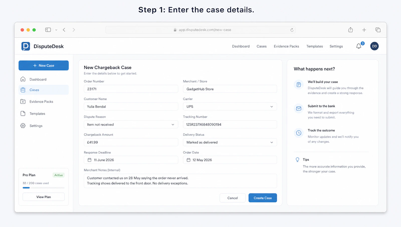 DisputeDesk screenshot 3