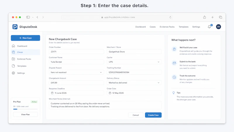 DisputeDesk screenshot 3