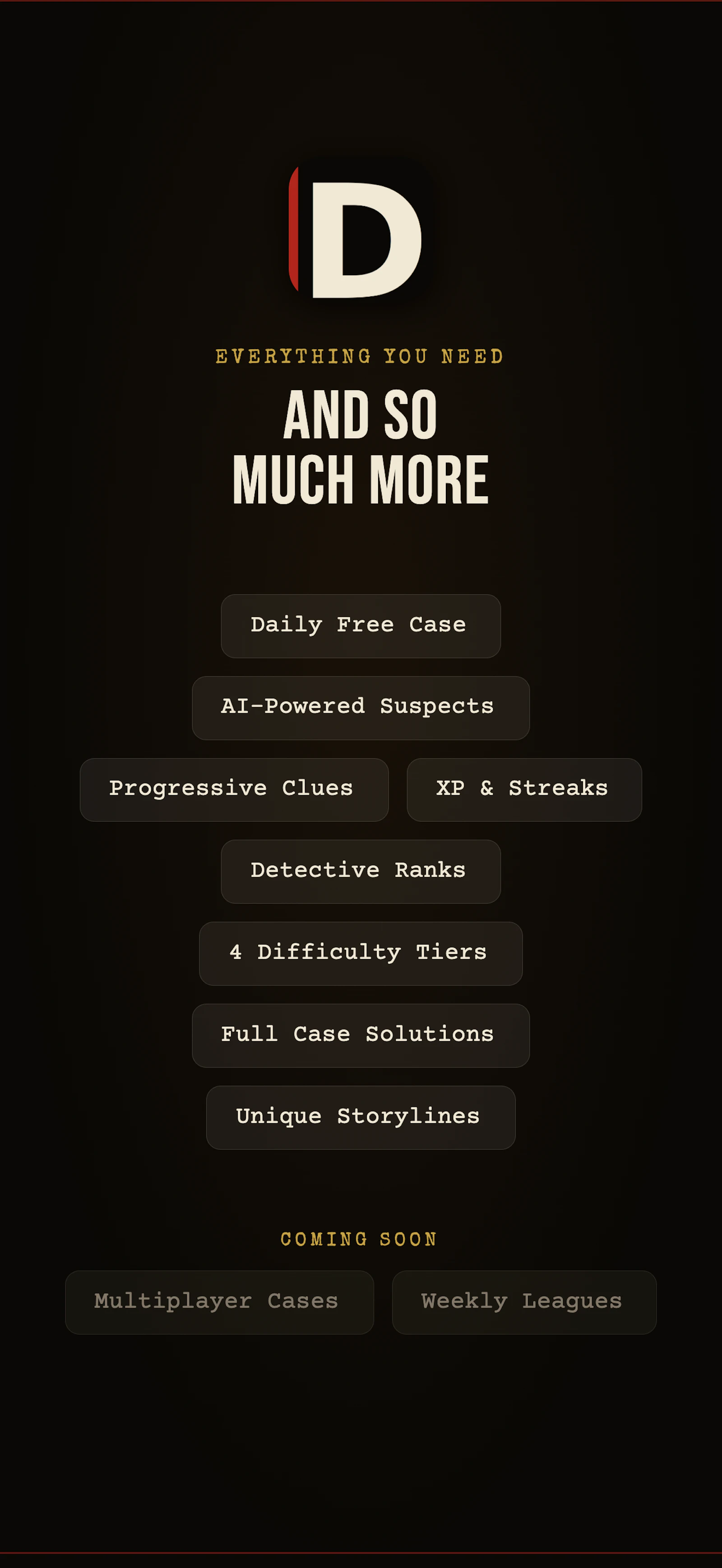 Dossier — Solve Unique Murder Mysteries screenshot 8