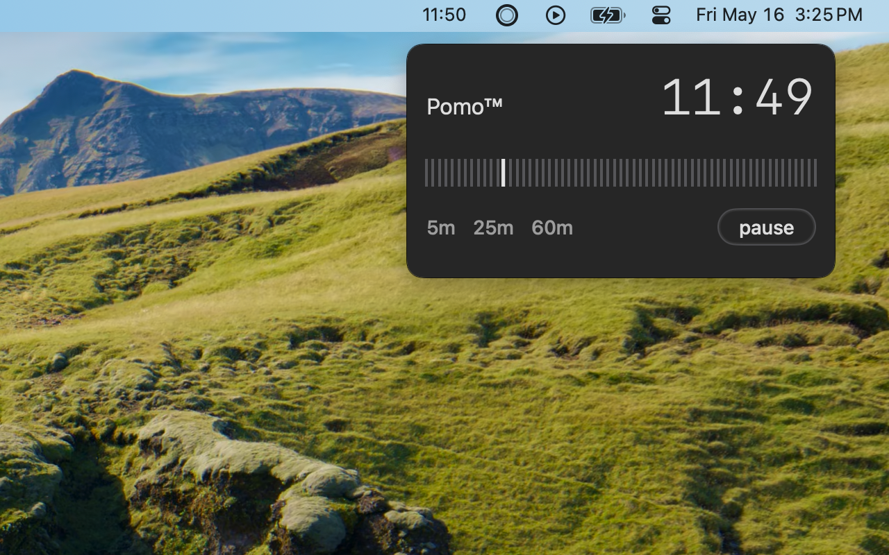 Hilfe ™ - Ein ästhetischer Pomodoro -Timer für MAC Medien 2