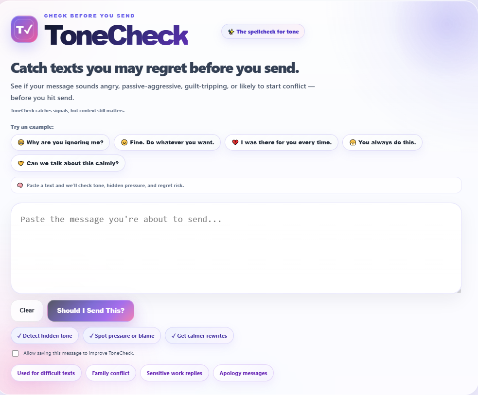 Tonecheck — Spellcheck for Tone gallery image