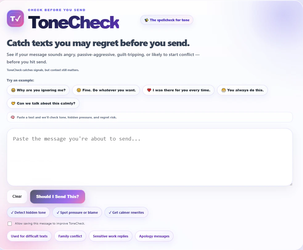 Tonecheck — Spellcheck for Tone 대표 미리보기