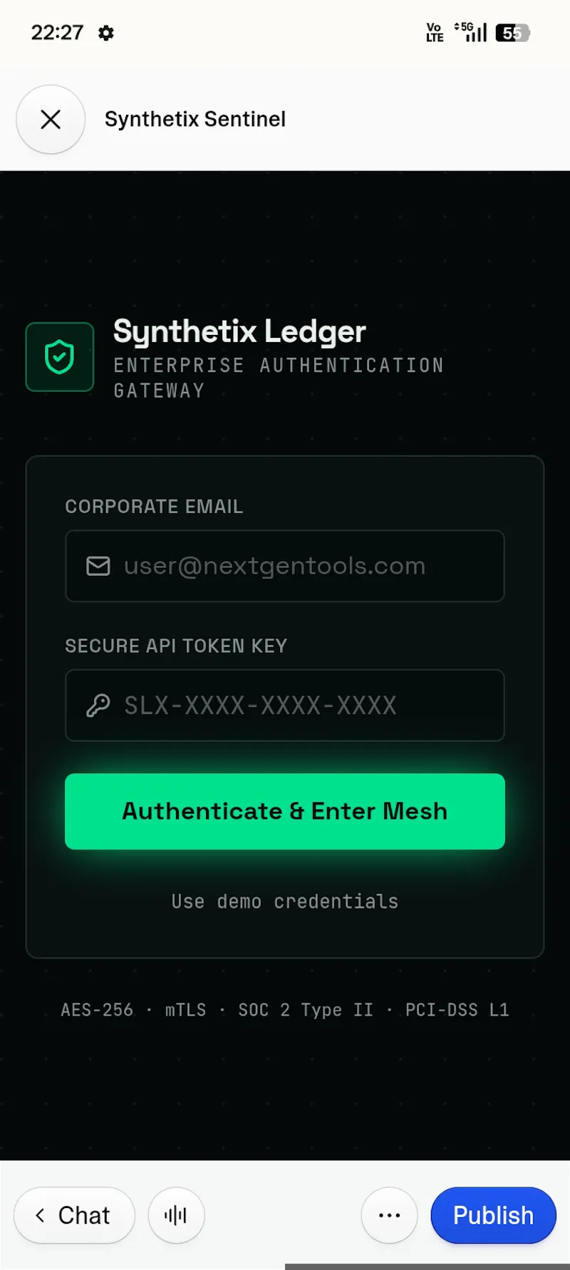 Synthetix Ledger screenshot 1