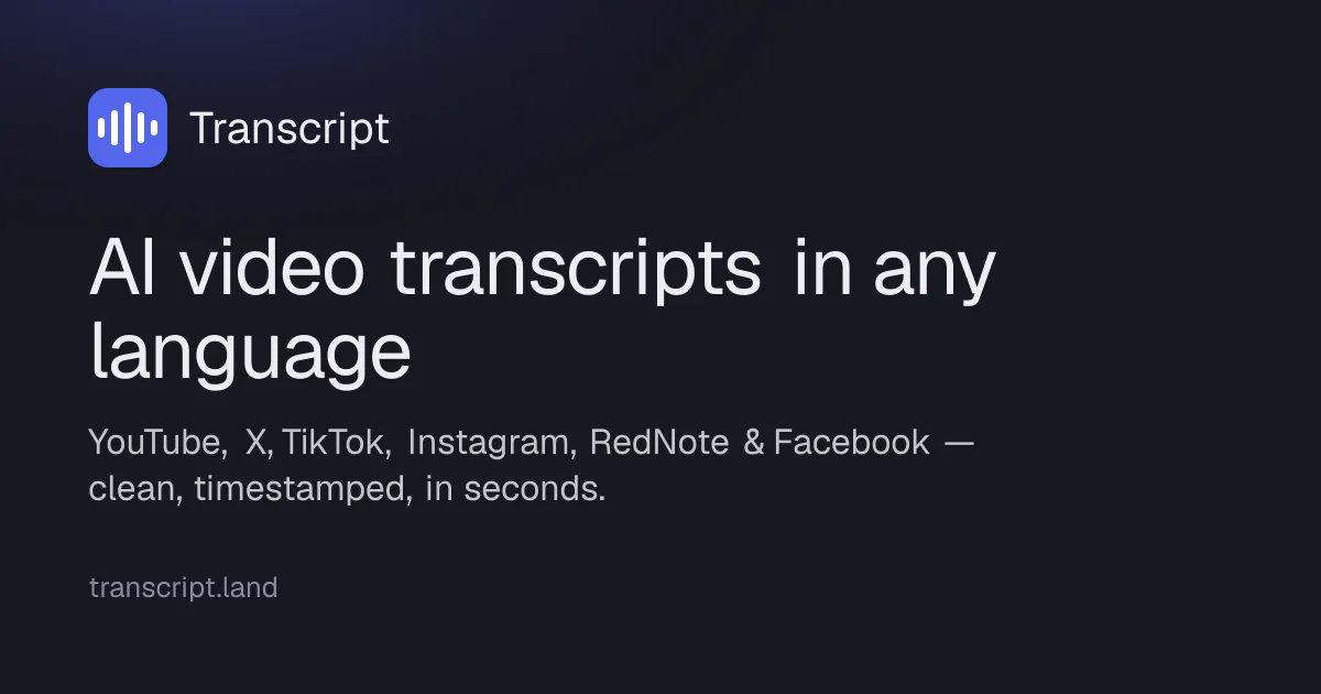 Transcript.land gallery image