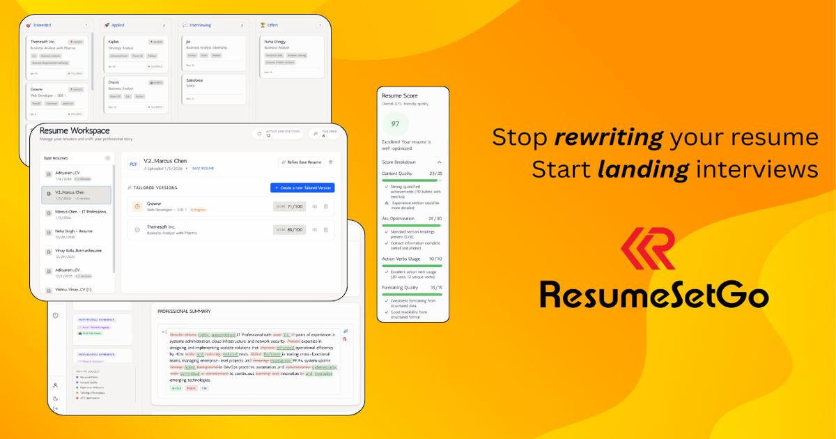 ResumeSetGo gallery image