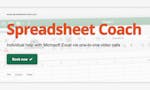 Spreadsheet coach image