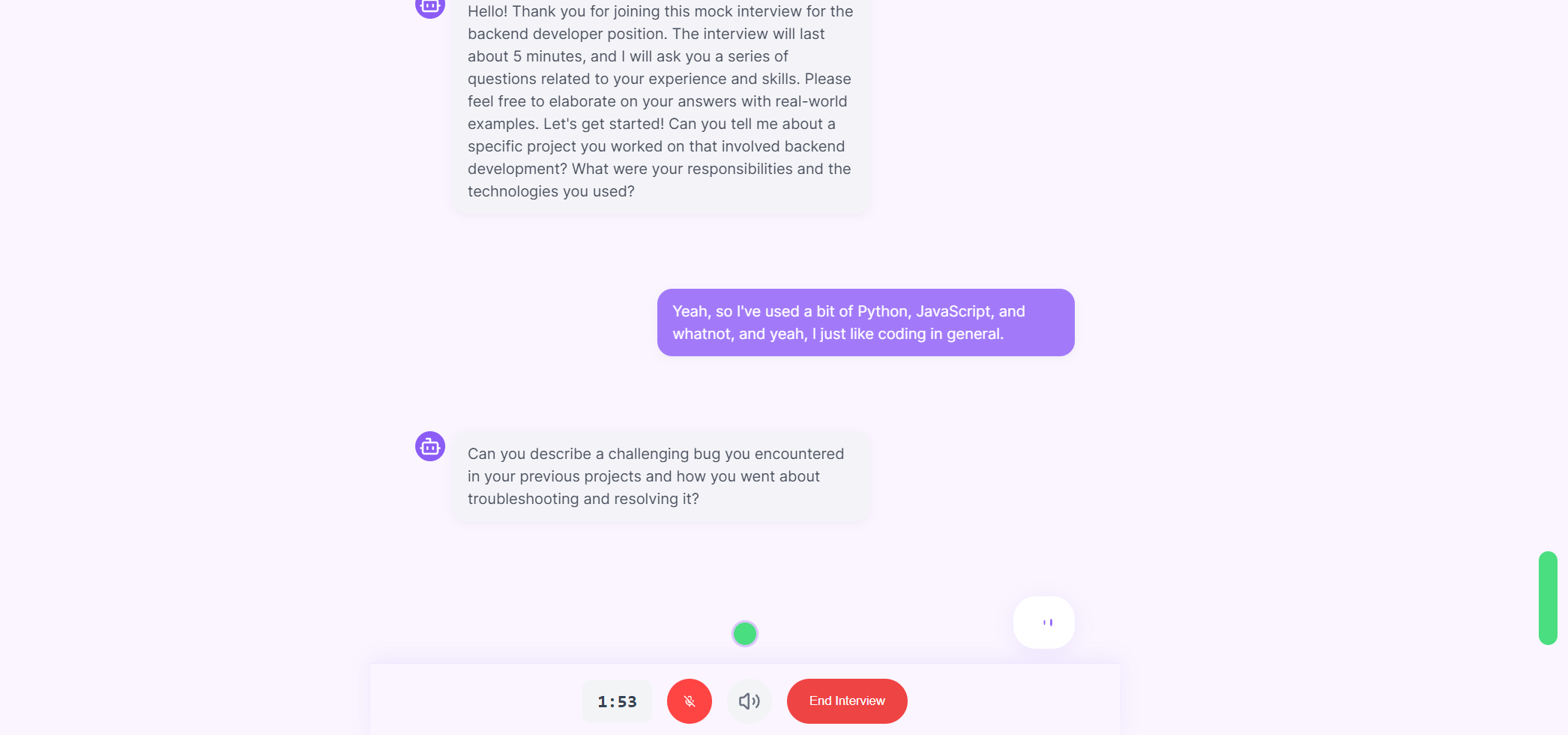 IntPrep.ca - พิชิตความวิตกกังวลในการสัมภาษณ์ด้วยการฝึกฝน AI media 1