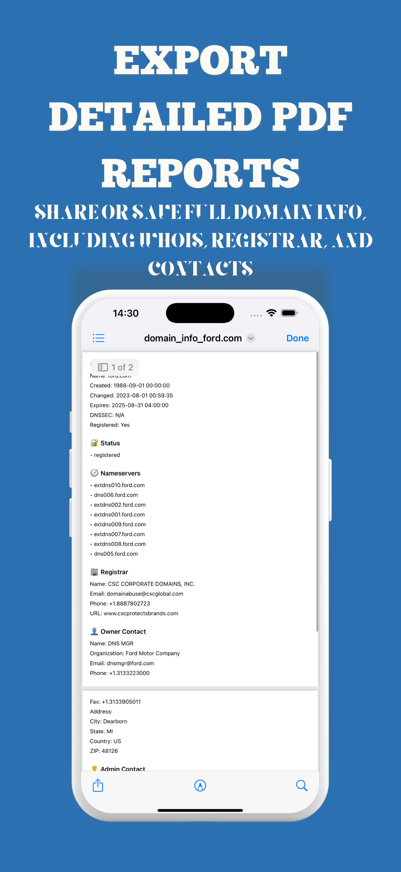 Domain.Watch - Ricevi una notifica quando un dominio sta per scadere media 4
