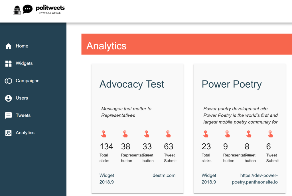 Politweets by Whole Whale gallery image