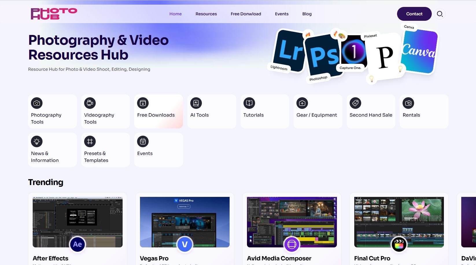 PhotoHub - Main product screenshot demonstrating key features and user interface