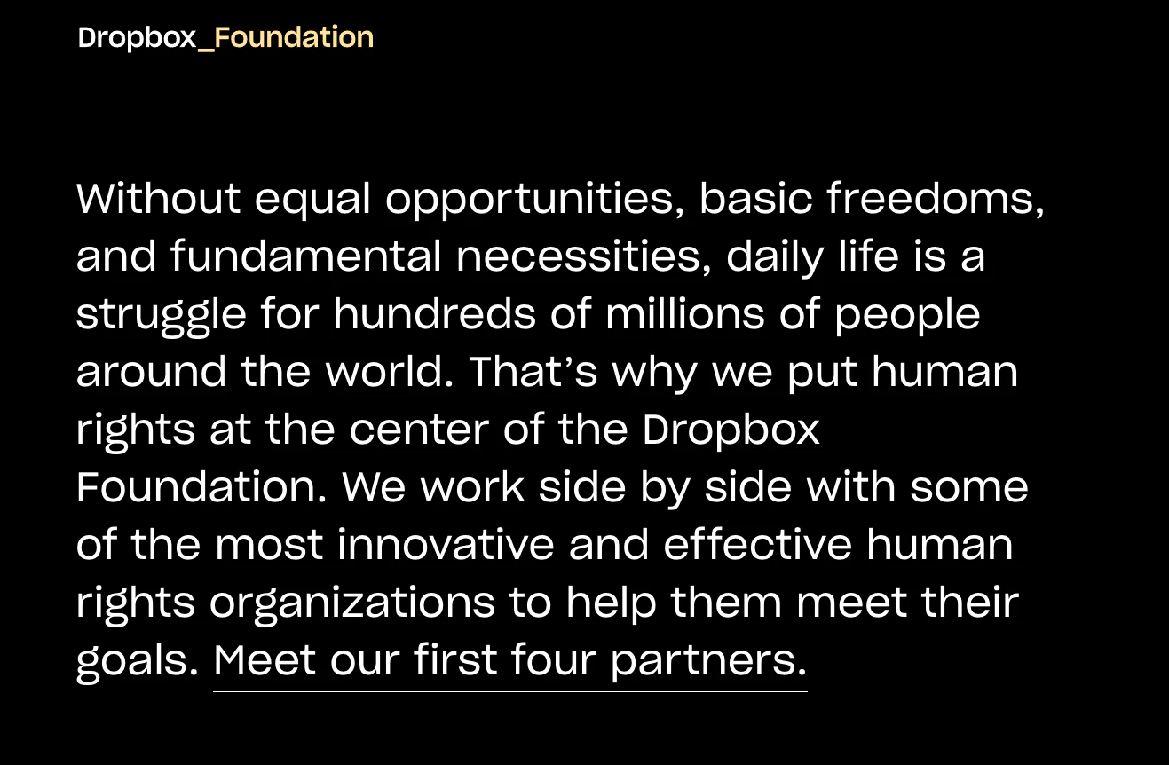 Dropbox Foundation