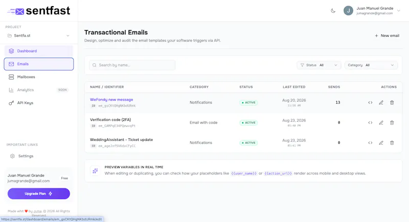 SentFast screenshot 4