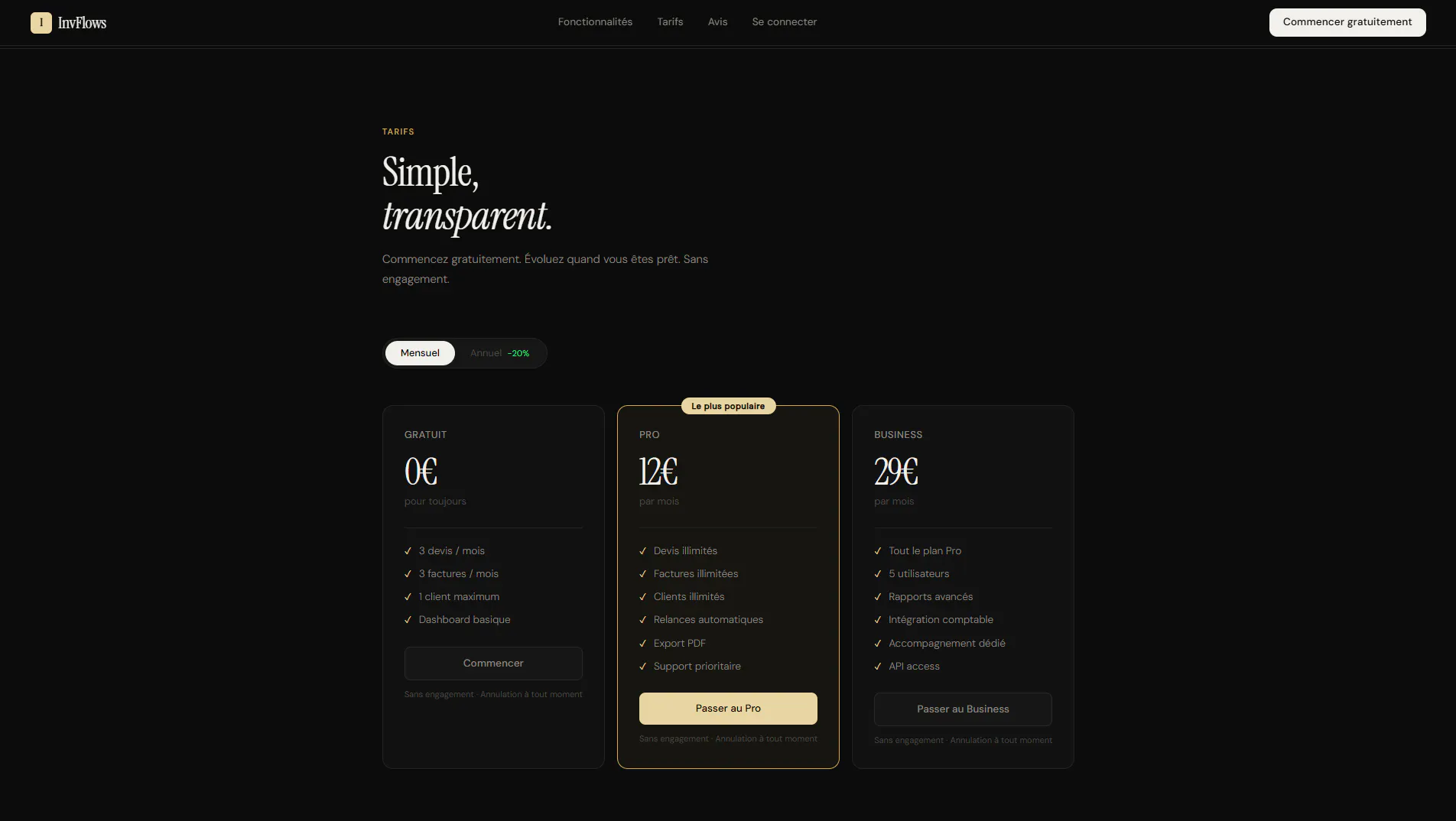 InvFlows La gestion admin des freelances gallery image