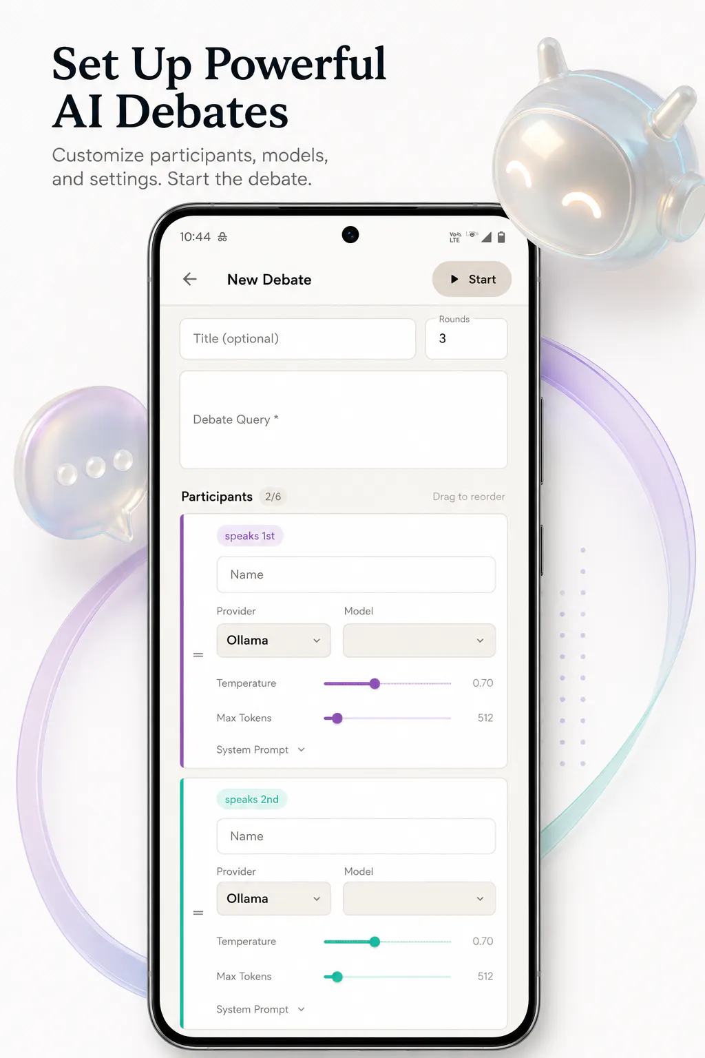 AnyLLM: AI Chat Client gallery image