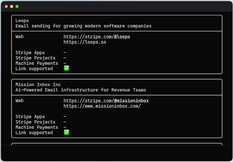 Stripe.Directory screenshot 3
