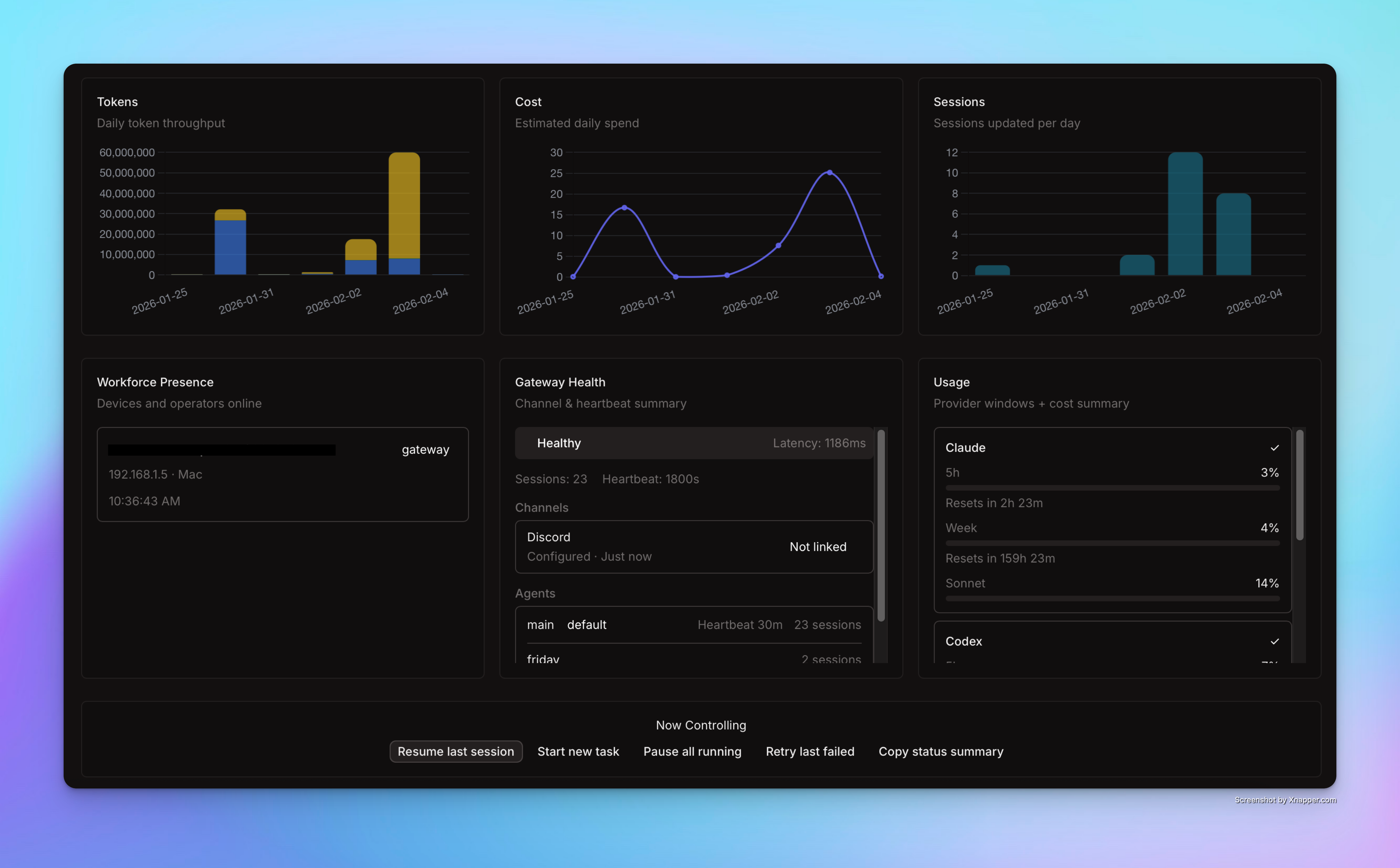 Claw Desktop - Main product screenshot demonstrating key features and user interface