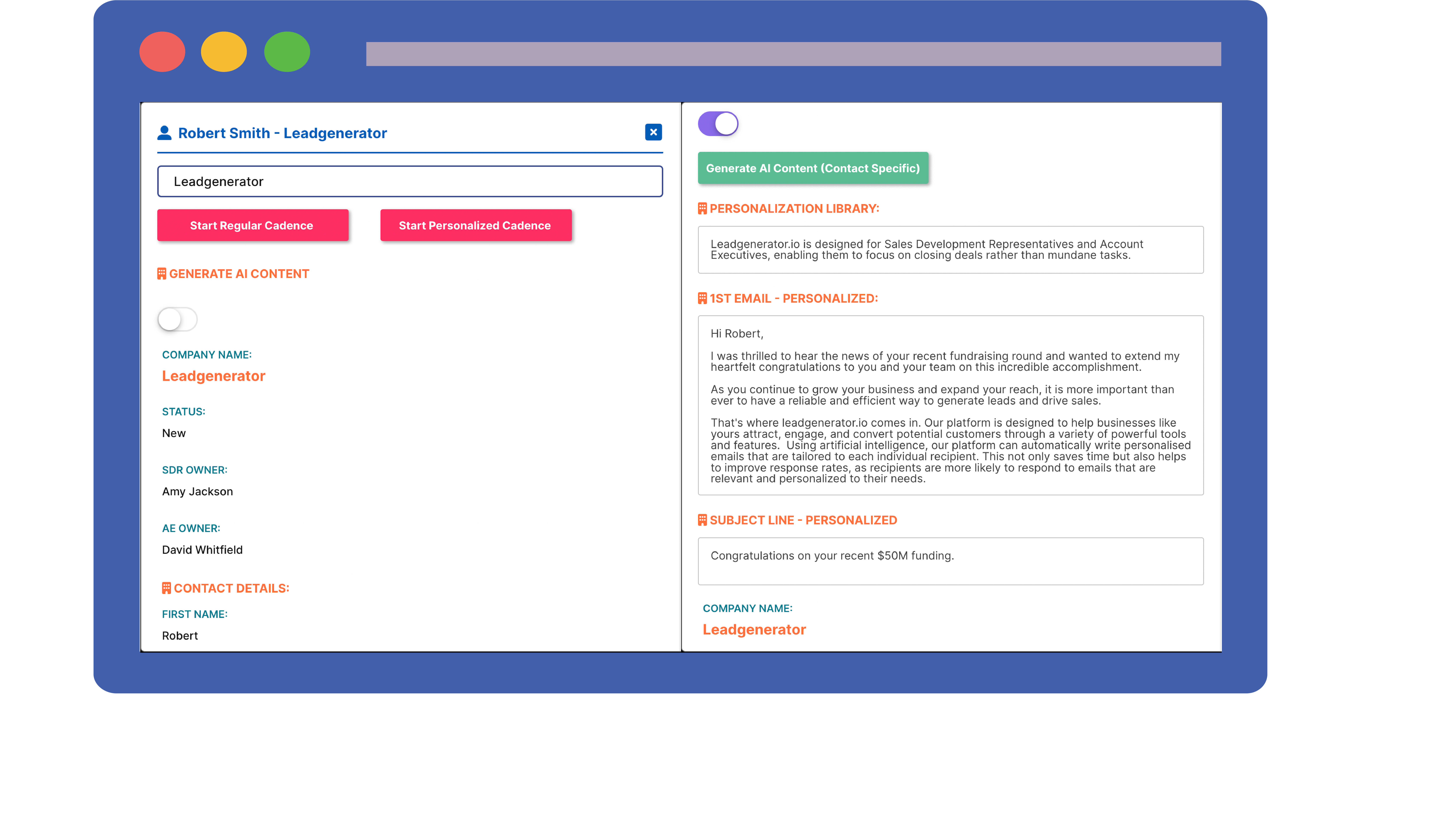 وسائط Leadgenerator.io - منصة توليد الرصاص B2B لكل واحد في واحد لـ SDRS و AE's 4