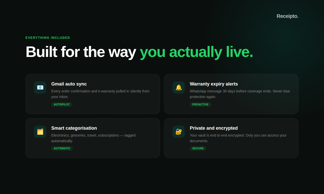 Receipto gallery image