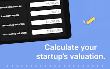 Pre and Post-Money Valuation Calculator gallery image