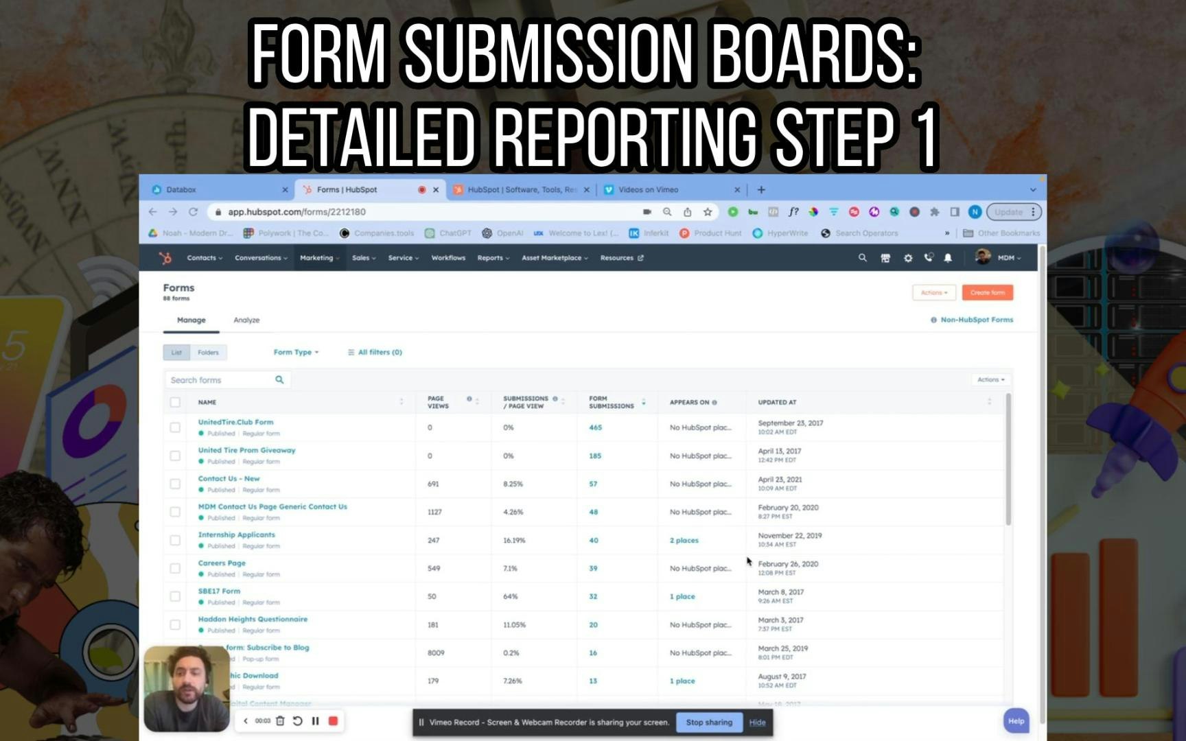 Databox Form Drilldowns Tutorial