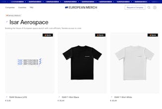 European Merch gallery image