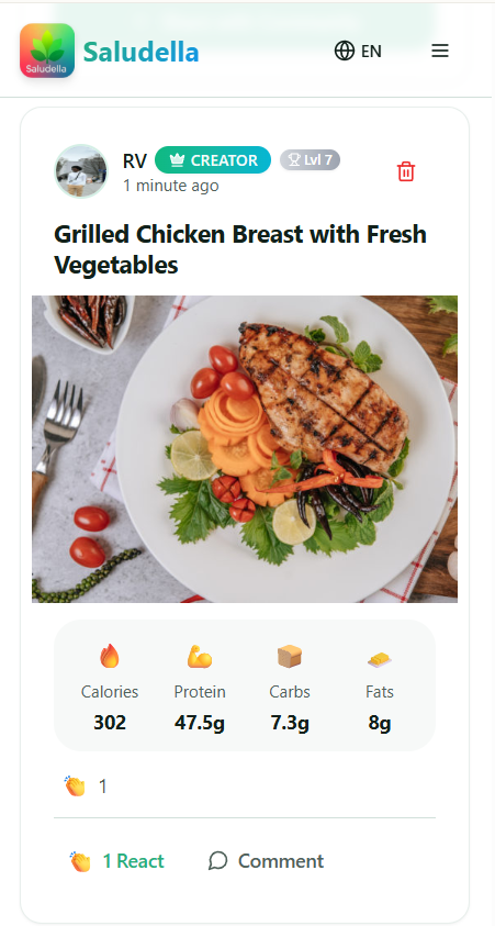 Saludella - Main product screenshot demonstrating key features and user interface
