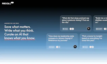 Recall 2.0 展示圖片