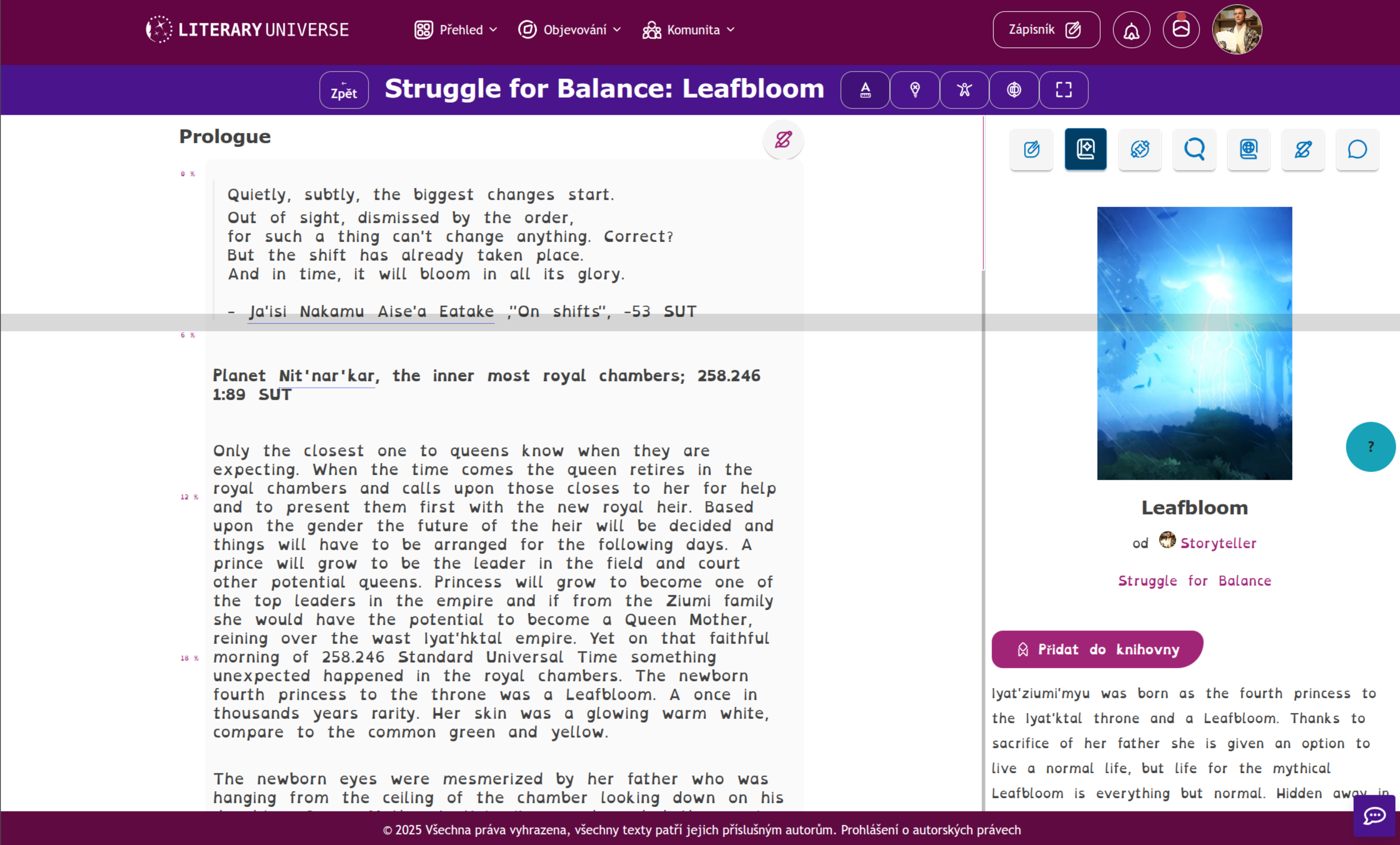 Média Univers littéraire - Plateforme de rédaction créative et de publication tout-en-un. 7