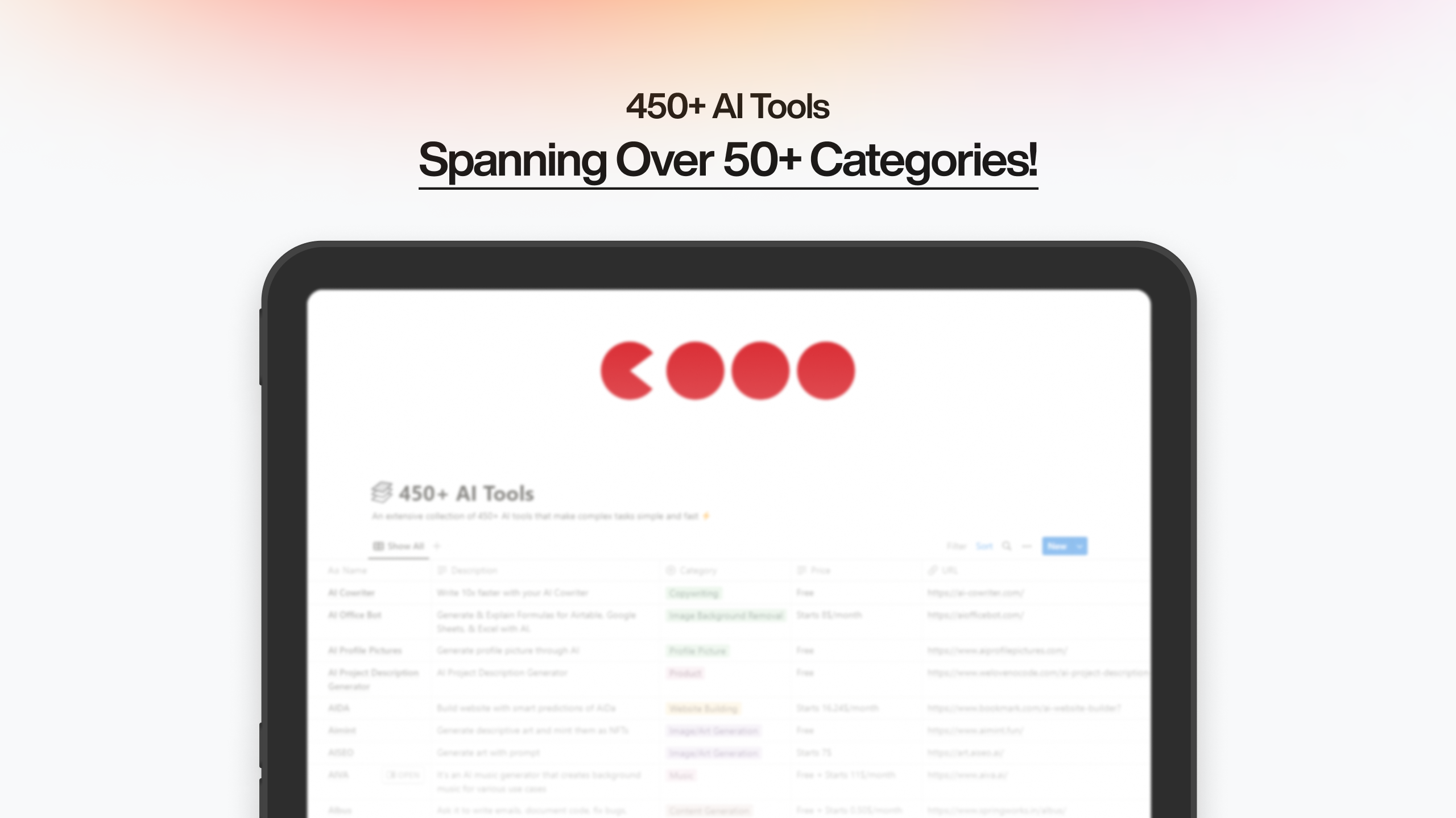 450+ AI Tools gallery image