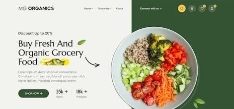 HTML ECommerce Website Templates gallery image