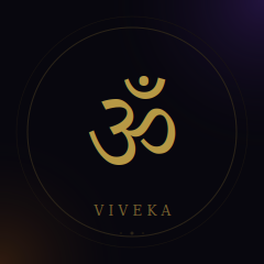 Viveka — Ancient Wisdom - Product Hunt launch logo and brand identity