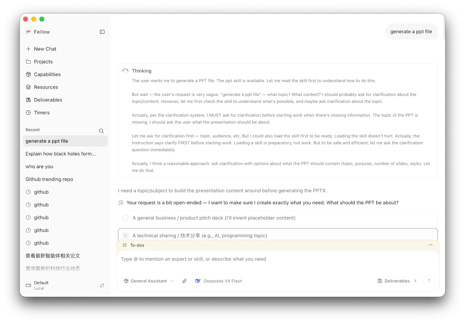 Fellow screenshot 1