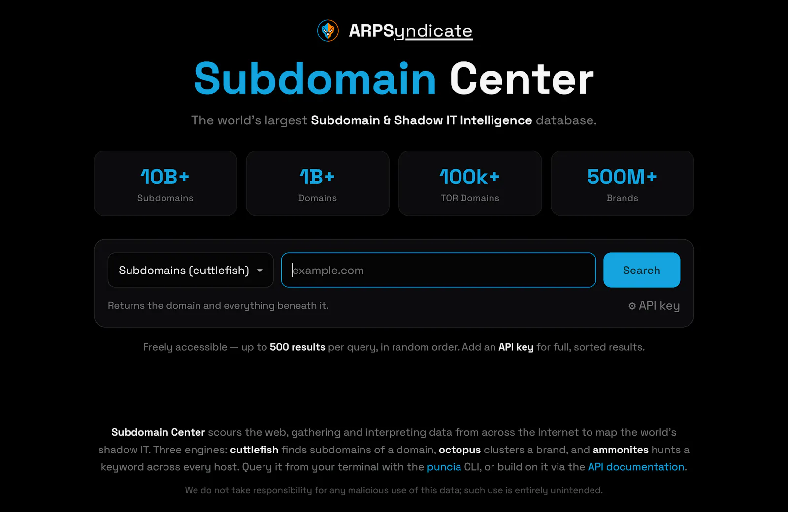 Subdomain Center screenshot 1