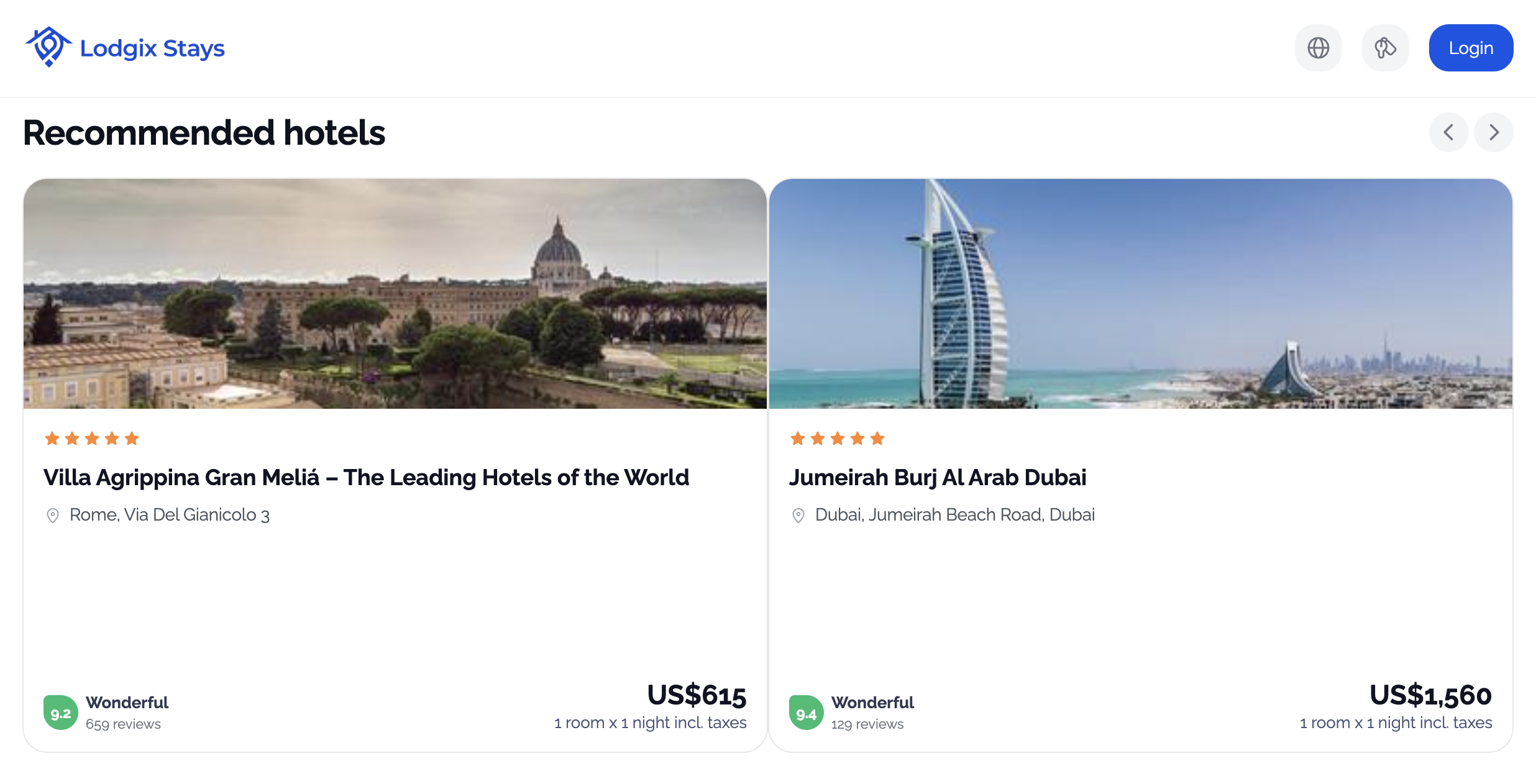 Lodgix Stays - Screenshot 2 showing product features and functionality