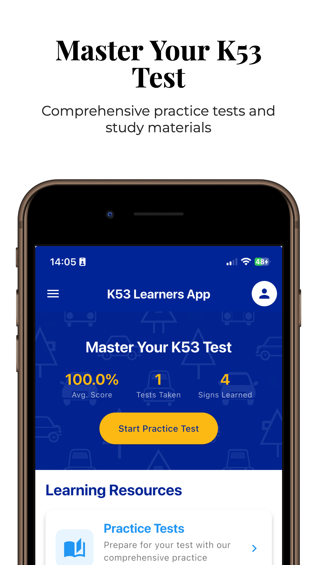 Mídia 1 de Aplicativo de licença de aprendizes K53 - Passe o teste de licença dos alunos K53 da África do Sul