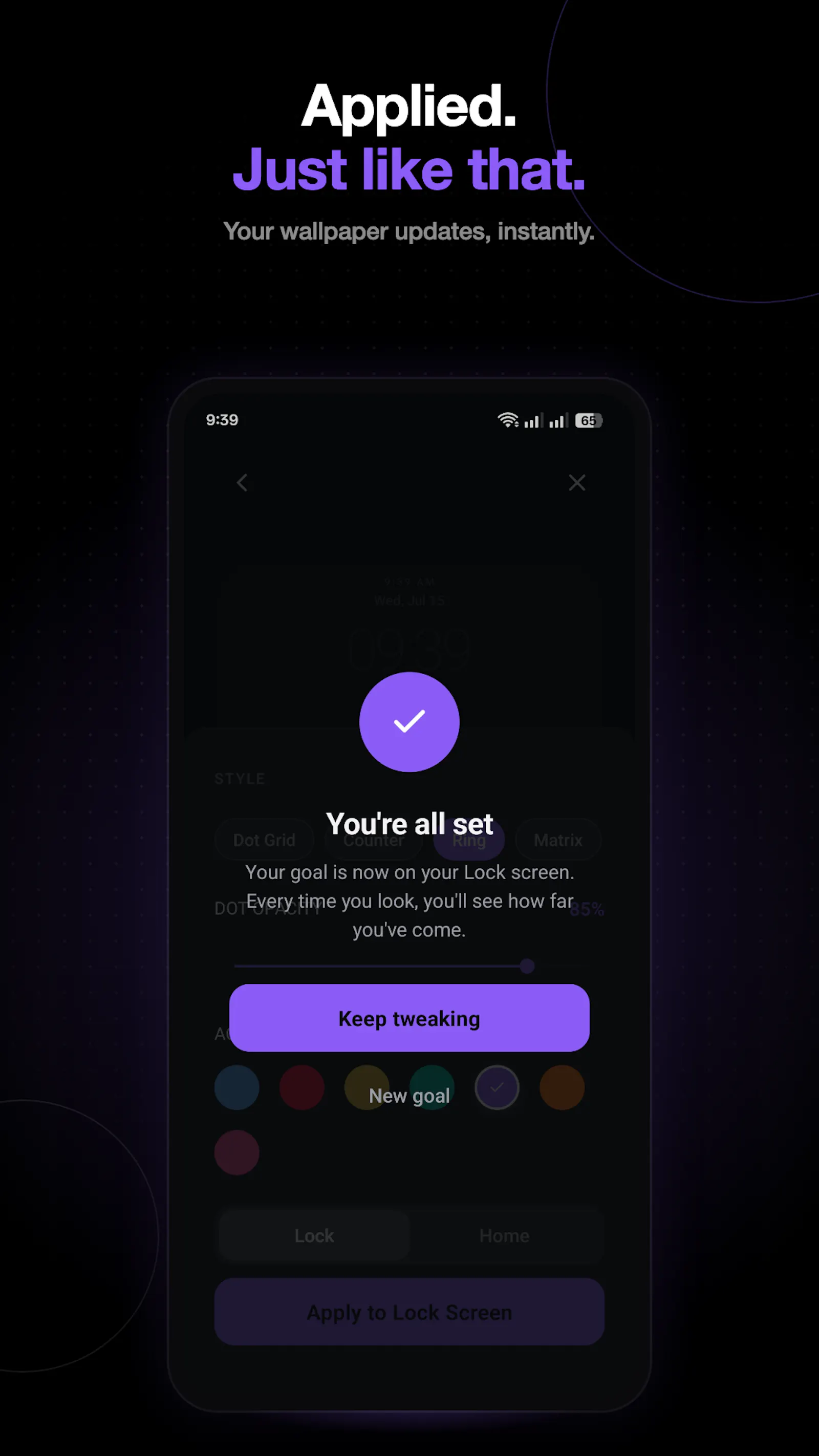 Mementos: Goal Wallpaper screenshot 8