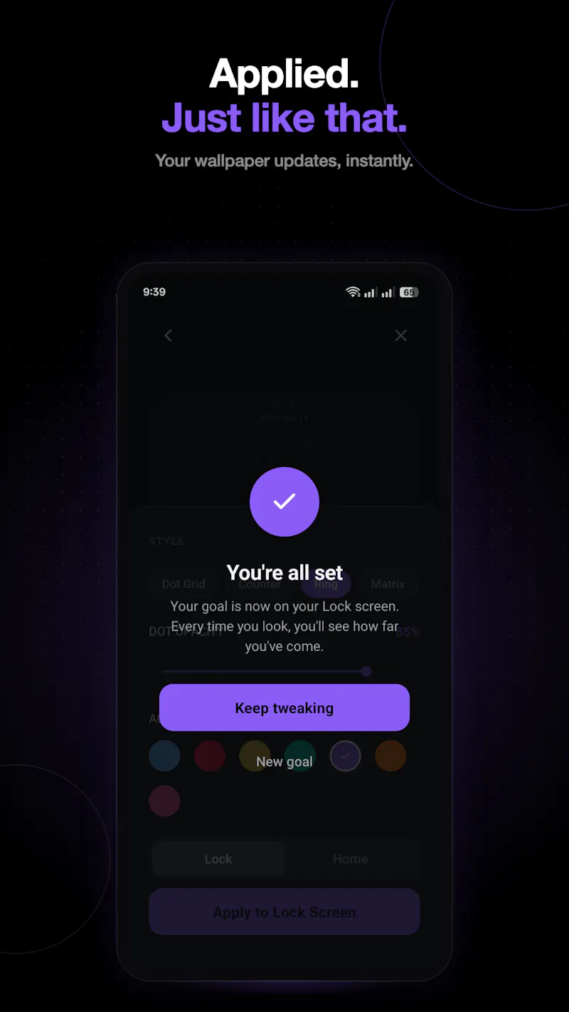 Mementos: Goal Wallpaper screenshot 8