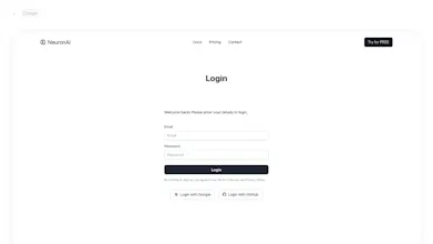 Neuron AI Frontend SaaS Product Template gallery image