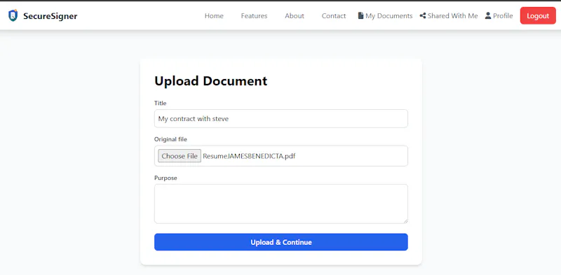SecureSigner screenshot 1