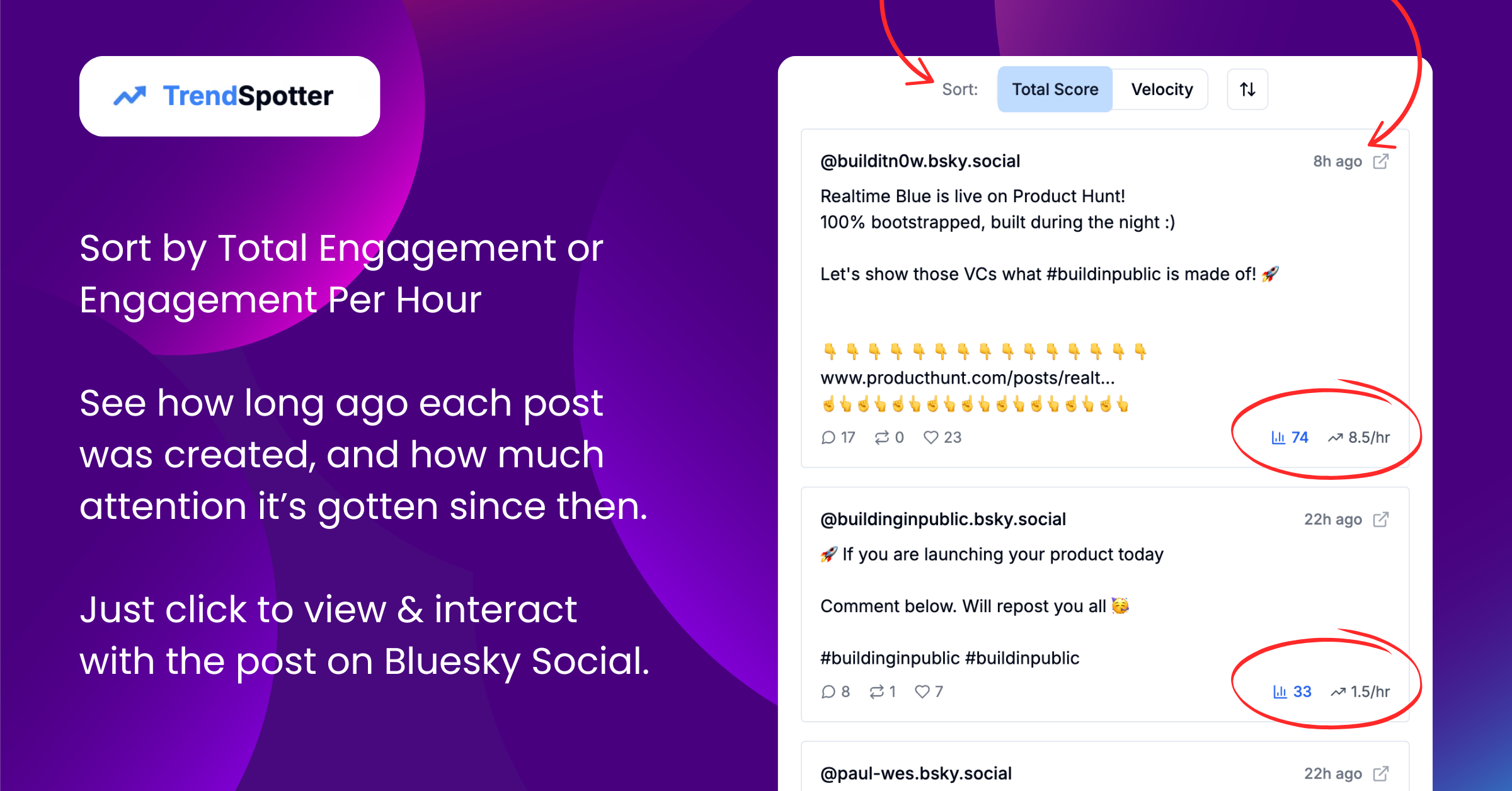 Mídia 4 de TrendsPotter - Descubra tendências e conteúdo viral no Bluesky Social