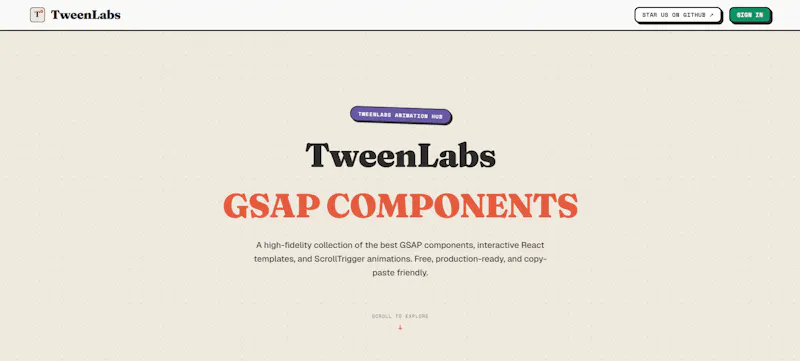 TweenLabs screenshot 1