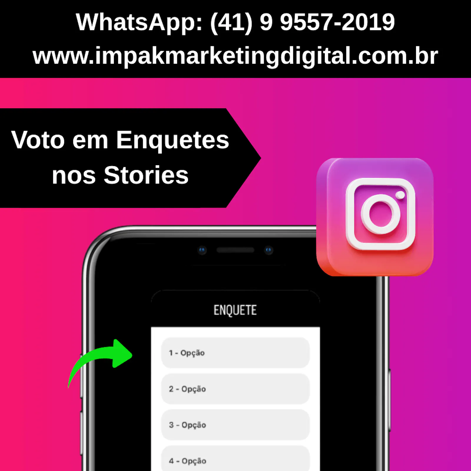 Comprar Votos em Enquete no Instagram screenshot 2