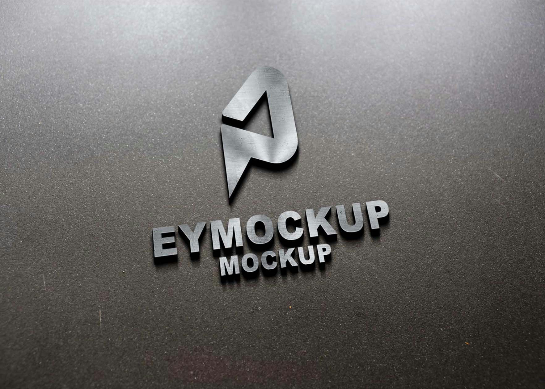 Free 3D Logo Mockup Collection gallery image