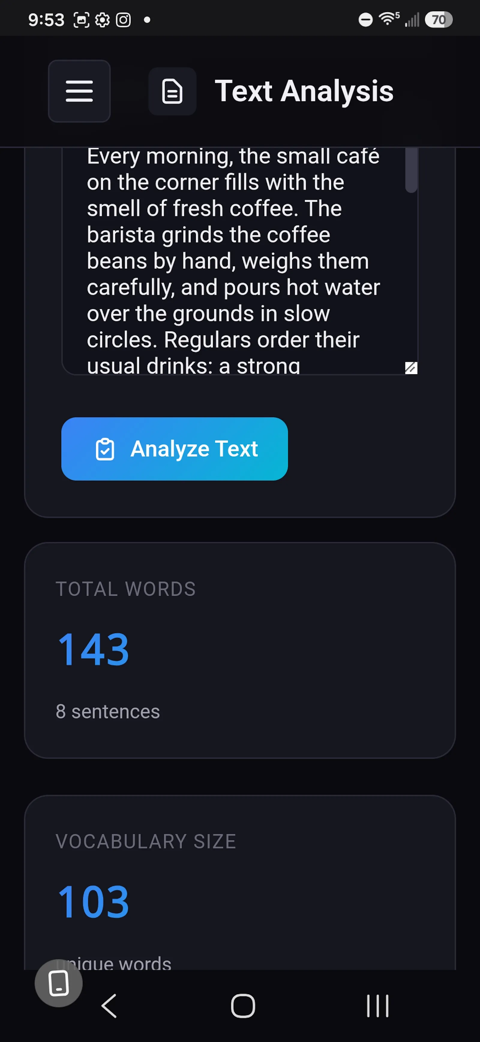WordNet Explorer screenshot 3