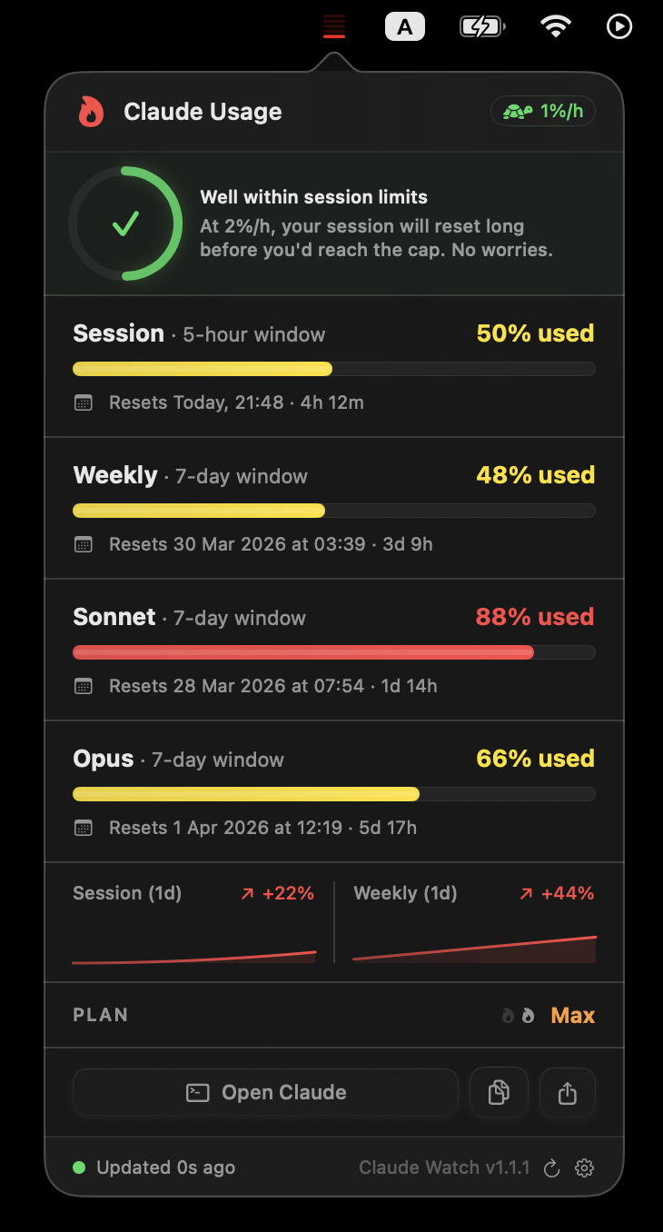 Claude Watch gallery image