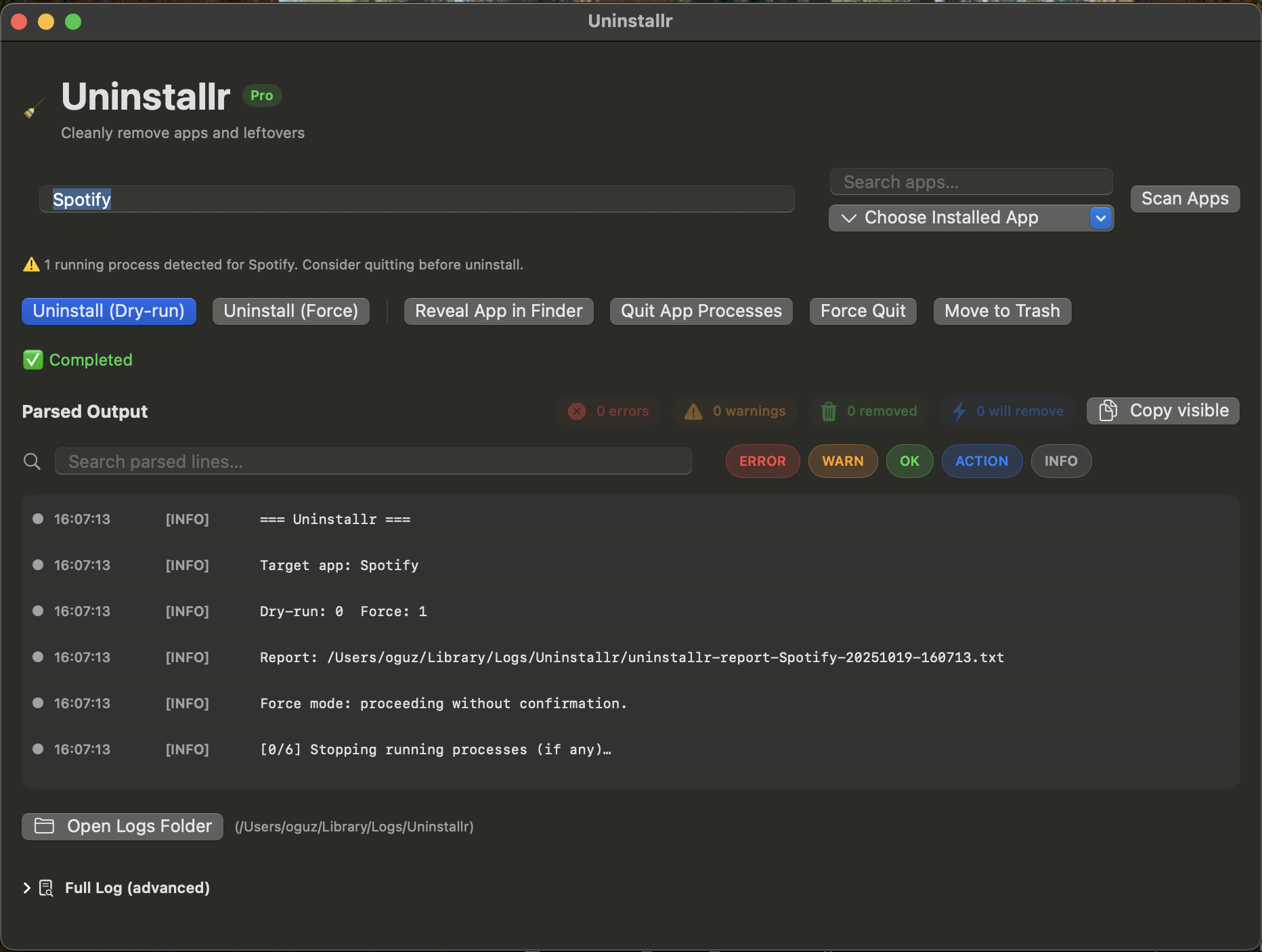 Uninstallr for macOS gallery image
