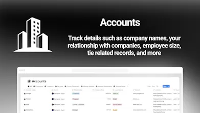 Salesforce Inspired Notion CRM gallery image