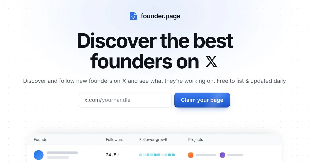 Founder.page gallery image