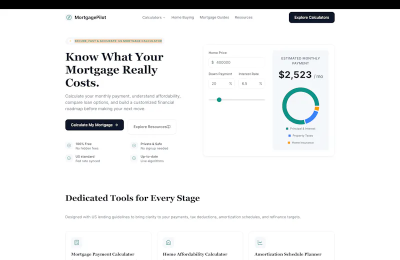MortgagePilot screenshot 1